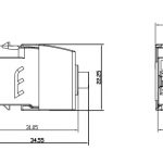 Moduł keystone RJ45 <br> kategoria 5e STP (beznarzędziowy)