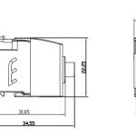 Moduł keystone RJ45 <br> kategoria 6 STP (beznarzędziowy)