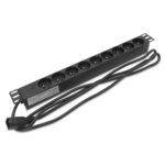 Listwa zasilająca 19 cali 9x230V C14 bez wyłącznika