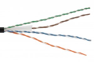 Kabel securityNET U/UTP kategoria 6 PE zewnętrzny żelowany 500m