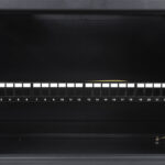 Patch panel niewyposażony 19 cali 1U 24 porty, czarny