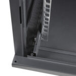 19-inch 6U 600x450x370 securityNET wall-mounted rack cabinet with perforated door