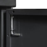 19-inch 6U 600x450x370 securityNET wall-mounted rack cabinet with perforated door