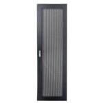 Perforated standing cabinet door with lock 600x42U securityNET