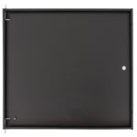 Full metal door for wall-mounted cabinet without lock 600x15U securityNET