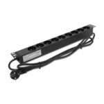 Listwa zasilająca 19 cali 9x230V bez wyłącznika