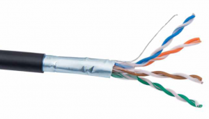 Kabel securityNET F/UTP kategoria 5e PE zewnętrzny suchy 500m