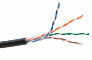 Kabel securityNET U/UTP kategoria 5e PE zewnętrzny suchy 500m