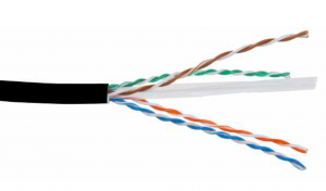 Kabel securityNET U/UTP kategoria 6 PE zewnętrzny suchy 305m