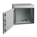 19-inch 20U 600x450mm IP55 grey securityNET wall-mounted rack cabinet