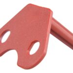 Red 230V socket key