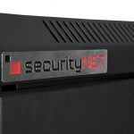 19-inch 6U 600x450x370 securityNET wall-mounted rack cabinet with perforated door