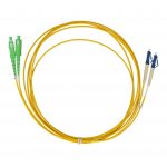 Patchcord jednomodowy SC/APC-LC/PC duplex