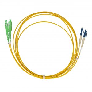 Patchcord jednomodowy SC/APC-LC/PC duplex