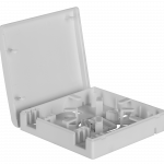 Empty subscriber socket, allows installation of 2xSC simplex/LC duplex