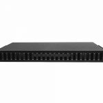 19″ 1U fiber optic distribution panel, 24x SC simplex/LC duplex, equipped
