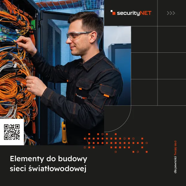 Broszura securityNET – elementy do budowy sieci światłowodowej