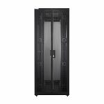 19” 42U 800x1000x2055 securityNET standing cabinet perforated door front & back