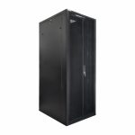 19” 42U 800x1000x2055 securityNET standing cabinet perforated door front & back