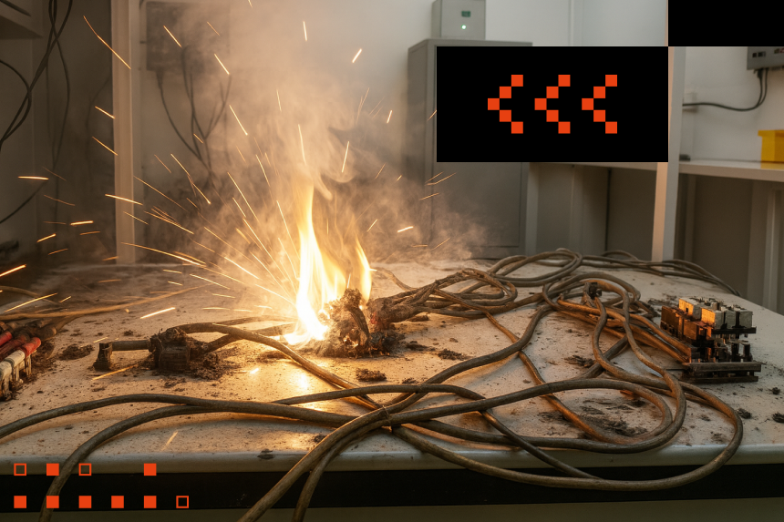 Znaczenie klasy reakcji na ogień B2ca w okablowaniu strukturalnym