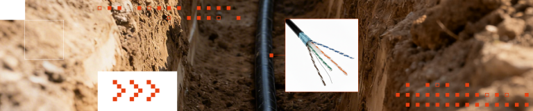 Po co żel w kablu LAN?  I dlaczego zwykły kabel w ziemi to zły pomysł